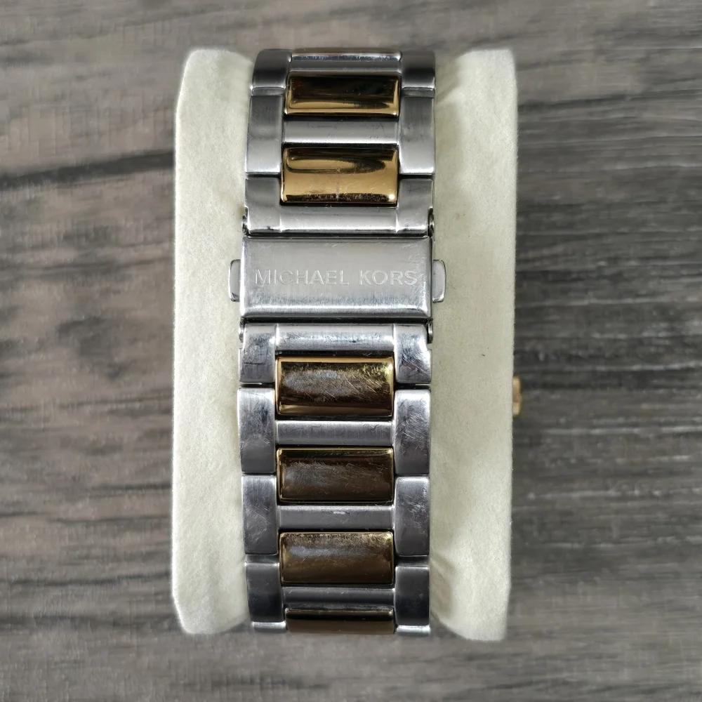 Michael‎ Kors Bradshaw Silver & Rose Gold Tone Silver Dial Men's Watch MK8176